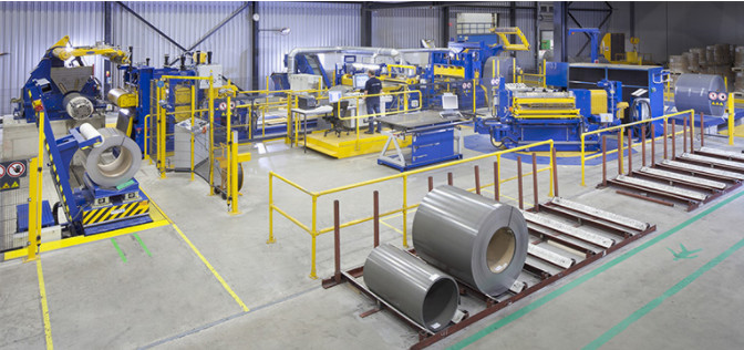 Full Automatic 1000-1600mm PPGI Steel Coil Slitting Machine High Speed