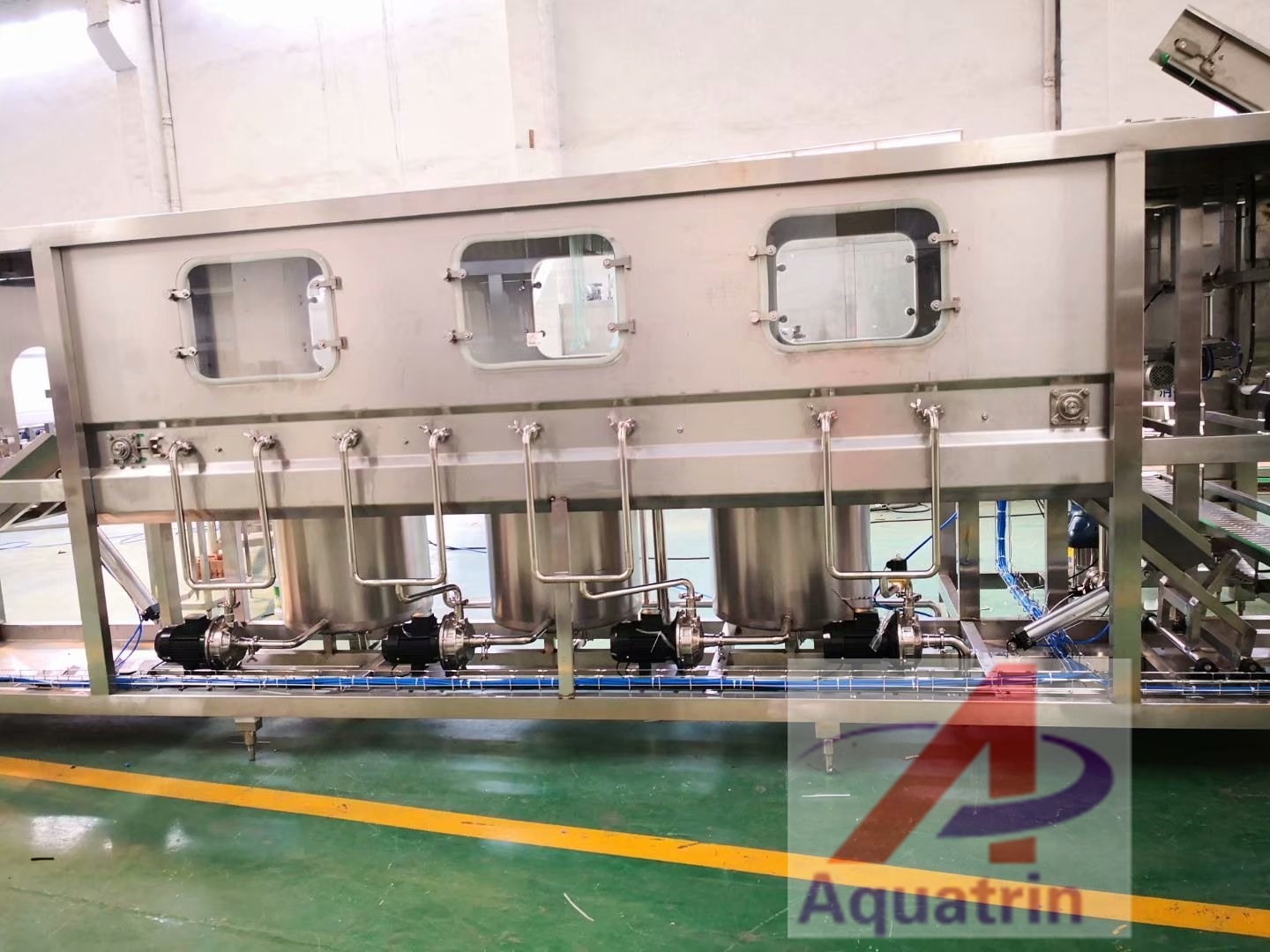 PLC 5 Gallon Water Filling Machine 2.2Kw 1200BPH Bottled Water Filling Machine