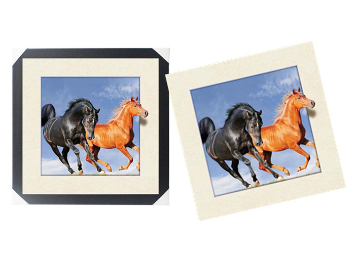 SGS 3d Lenticular Picture With PS Frame 0.6mm Pet Thickness 5d Photos