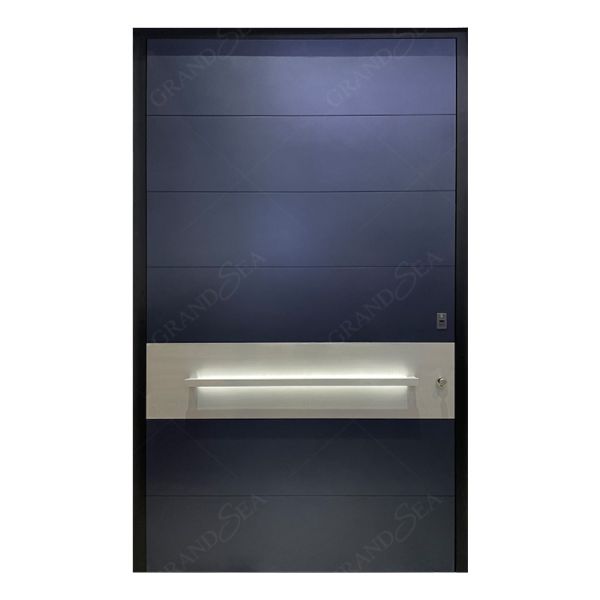 Cheap Price Sturdy and Stylish Insulation Wooden Stainless Steel High End Aluminum Pivot Door Residential