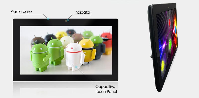 10 Points Touch Commercial Android Tablet 21.5 Inch With Wide Viewing Angle