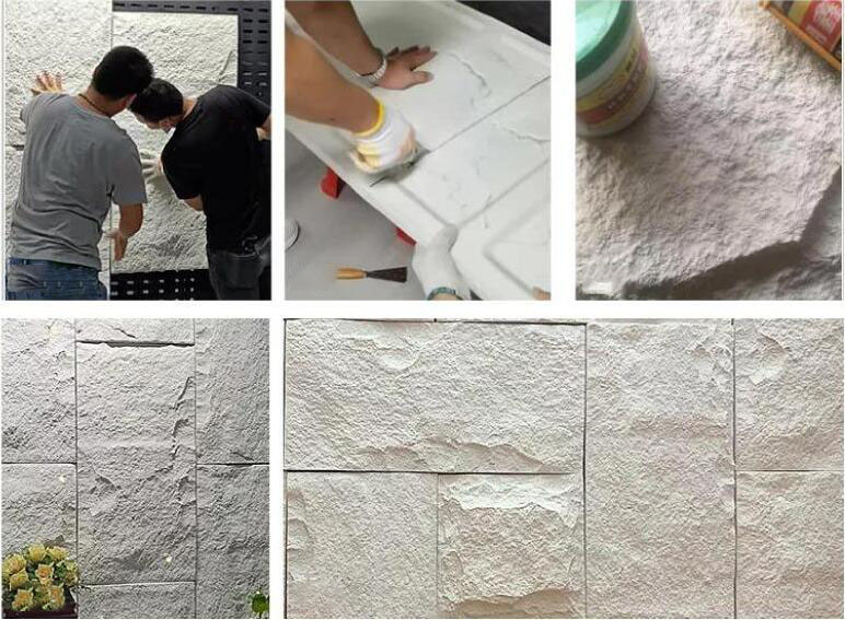 Polyurethane Stone Wall Panels Pu Panel Wall Rock Veneer Exterior Artificial