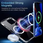 Universal Transparent Mobile Phone Cases Shockproof Magnetic Clear Phones Cover
