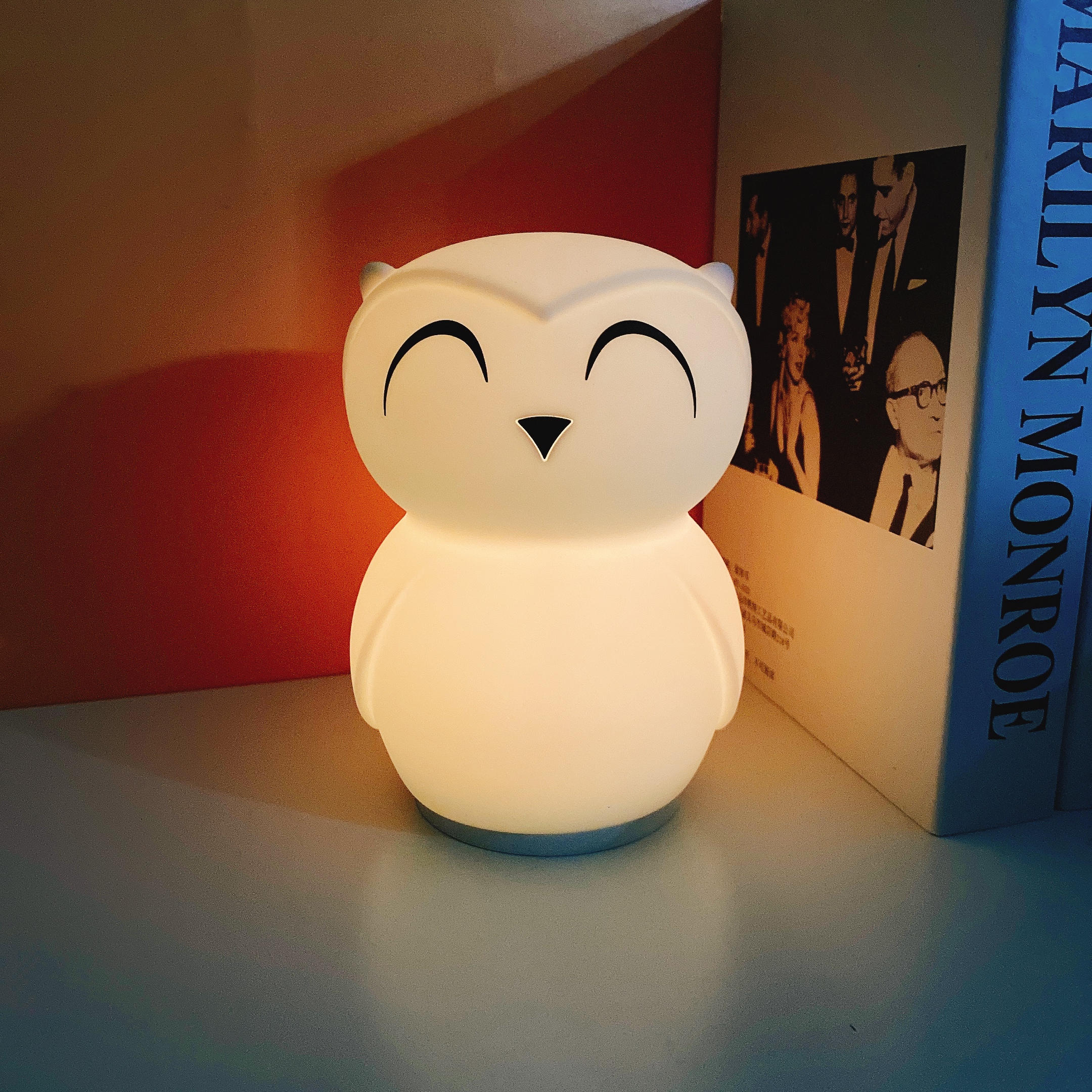 Custom Logo Silicone Dimmable Color Changing Owl Night Lamp for Baby Gift Home Decor