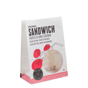 China Non-Smell Kraft Paper Packaging Bags With Clear Window customized wholesale