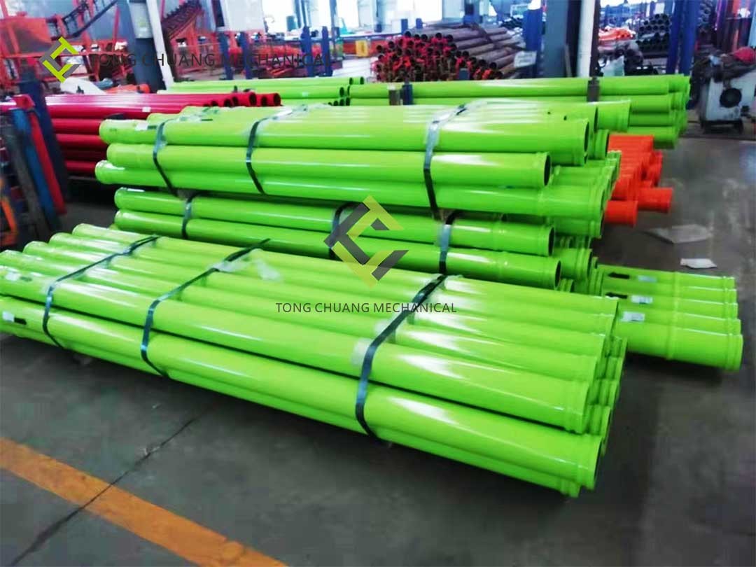 Straight Concrete Pump Pipeline Double Layer Pipe L30mm-L4000MM