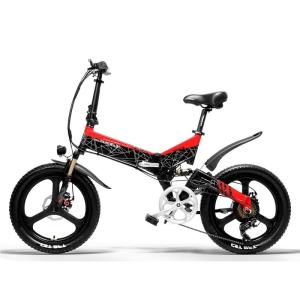 China 7 Speed Full Suspension Electric Bike , Shlmano 20 Inch Folding Electric Bicycle wholesale
