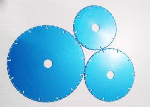 China Stone Blue Electroplated Diamond Blade Resin Bonded High Machining Accuracy wholesale