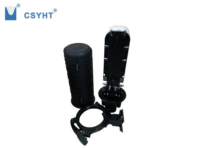 120Fibers Dome closure vertical Splice Closure for Aerial Pole Mount IP68 with UV protection outdoor closure
