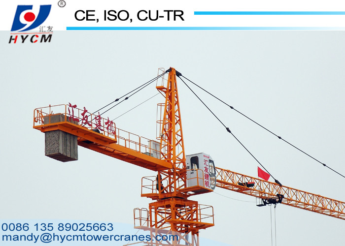 150m Height 60m Lifting Jib 6ton Load QTZ6013 Topkit Tower Crane with Hammer Head