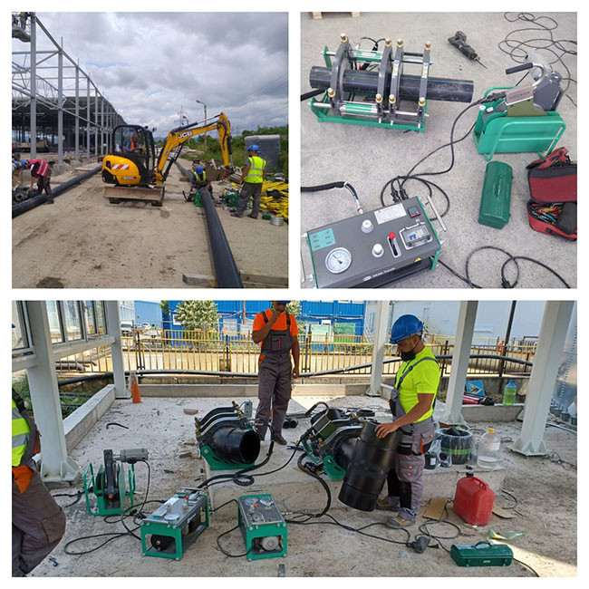 200-450mm Pp Pvdf Pe Pipe Butt Fusion Welding Machine Semi Automatic