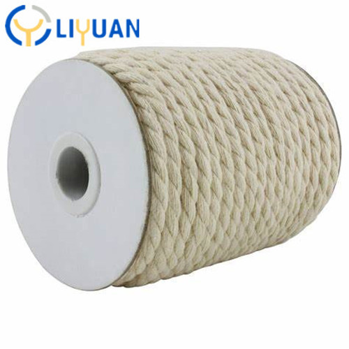 3 Strand Recycle Natural Twist Cord Cotton Rope Versatile for Multipurpose Usage