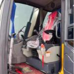 used excavator low fuel consumption original paint road long excavator second