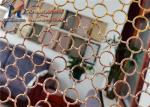Hotel Room Rose Gold Ring Mesh Fabric 12mm Stainless Steel 316