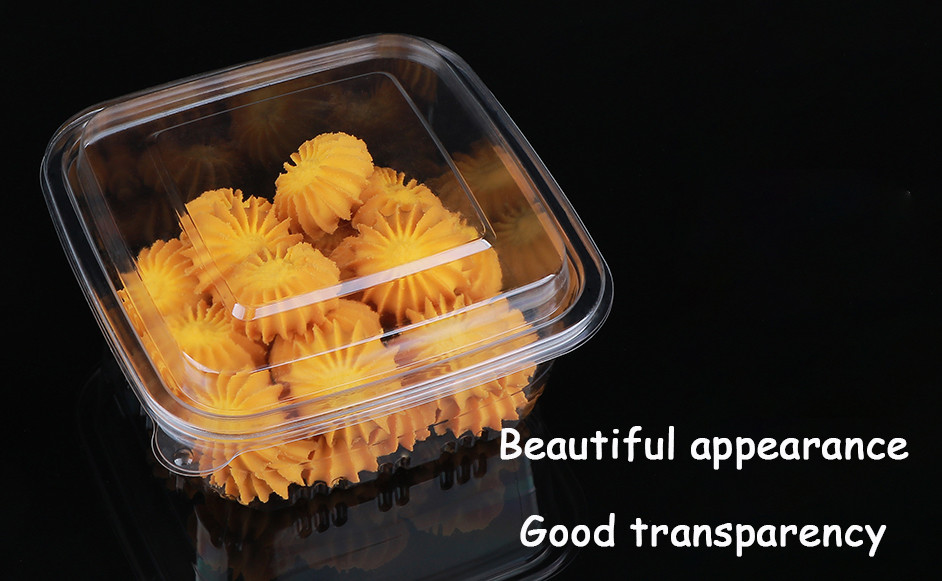 OEM Pastry Container To Go For Bakery Cookies Cakes Packing With Lid
