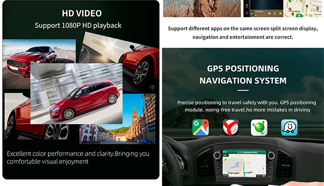 Opel70B Opel70G 2 Din Android Car Stereo Car Multimedia Player Hd 1080p ROHS
