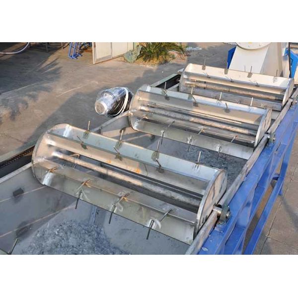 Quality 11kw Friction Washer Plastic Recycling Washing Line Capacity 150-200 Kg/H PP POM for sale