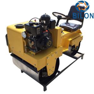China 6HP 2 Drum Ride - On Vibratory Road Roller Water Tank 15L 700kg wholesale