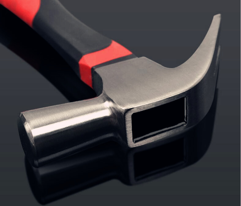 Durable quality Claw Hammer(XL-0005) with polishing surface and double colors rubber handle