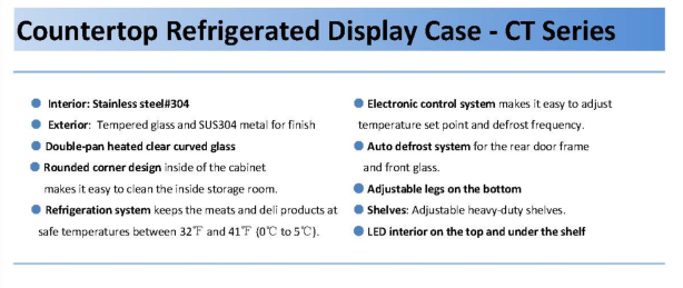 Refrigerant 290A Commercial Corner Showcase Refrigerator 283L