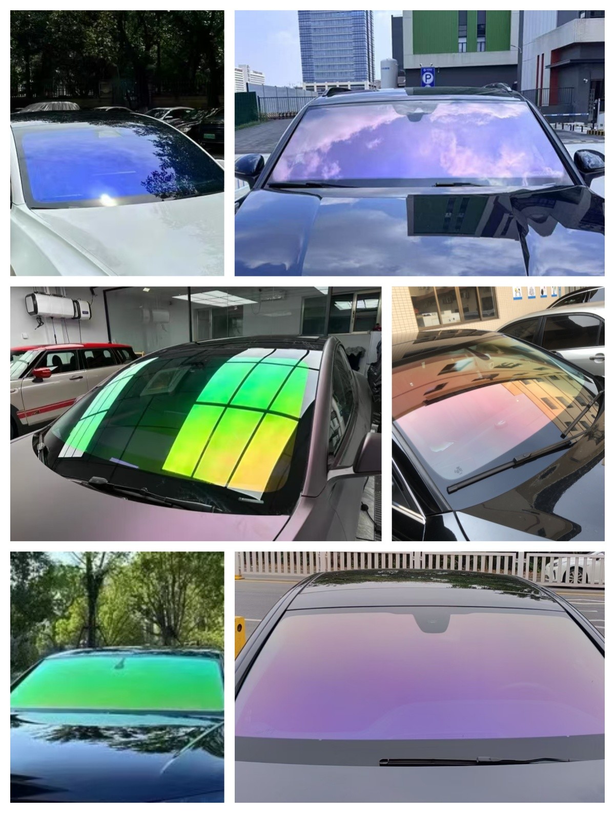 Privacy Protection Chameleon Car Tint 23%VLT Corrosion Proof 2 Mil Thickness