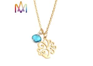China Clavicle Womens Engraved Necklace wholesale