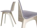 Pure Solid Wood Restaurant Dining Chair , Casual Modern Cafe Chair