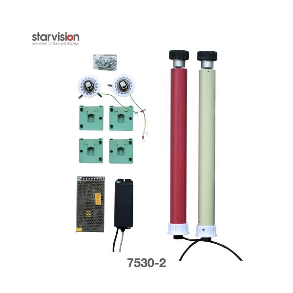 City Light Box System Scrolling Mechanism For 10feet X 5feet Outdoor Advertiseme