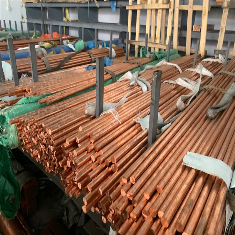 T1 T2 Copper Alloy Rod Bar / Polished Oiled Brass Round Rod