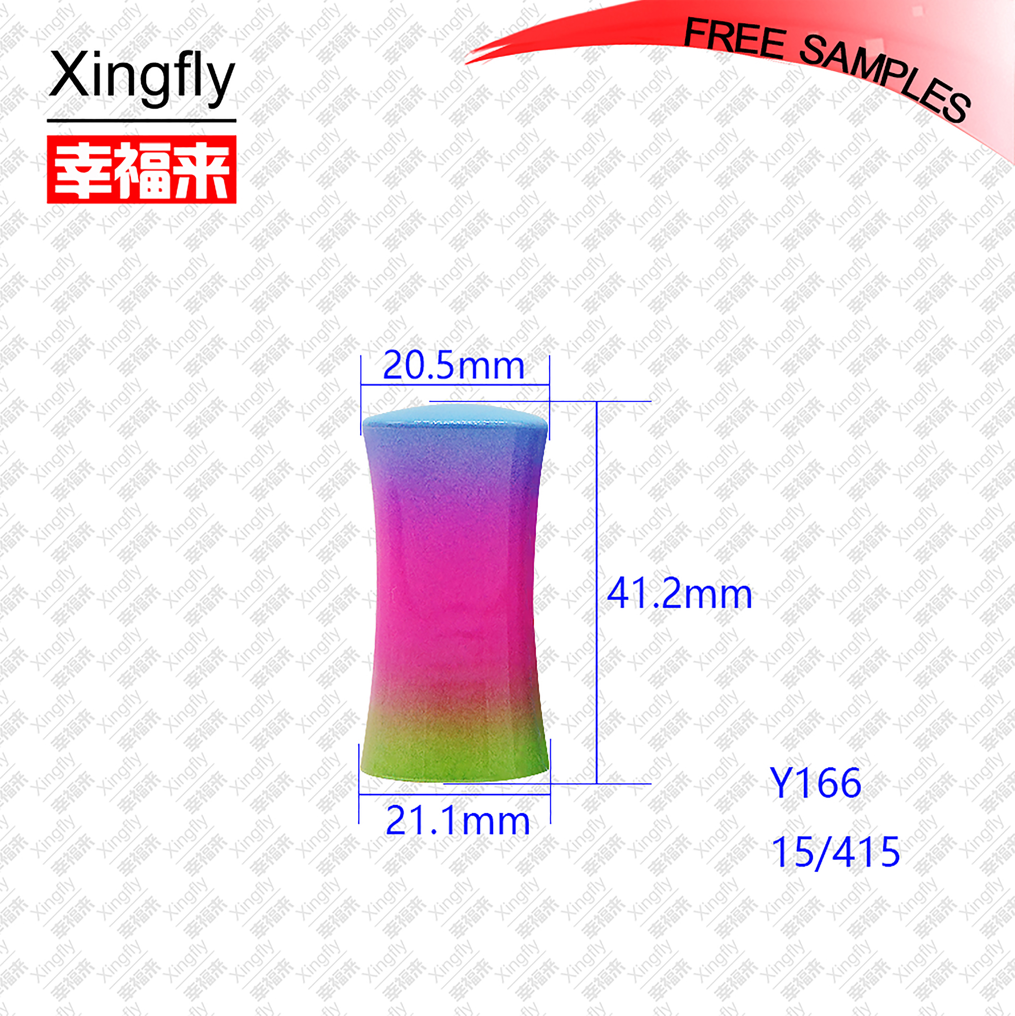 Xingfly Nail Polish Cap hot stamping Logo Plastic Material