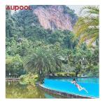Prefabricated Outdoor Pool Acrylic Luxurious plexiglass Steel Structure Swimming