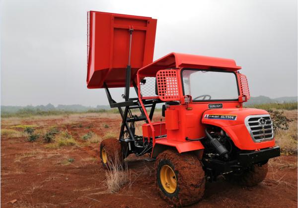Compact Mini Tipper Truck / Farm Service Truck Simple Structure Agriculture