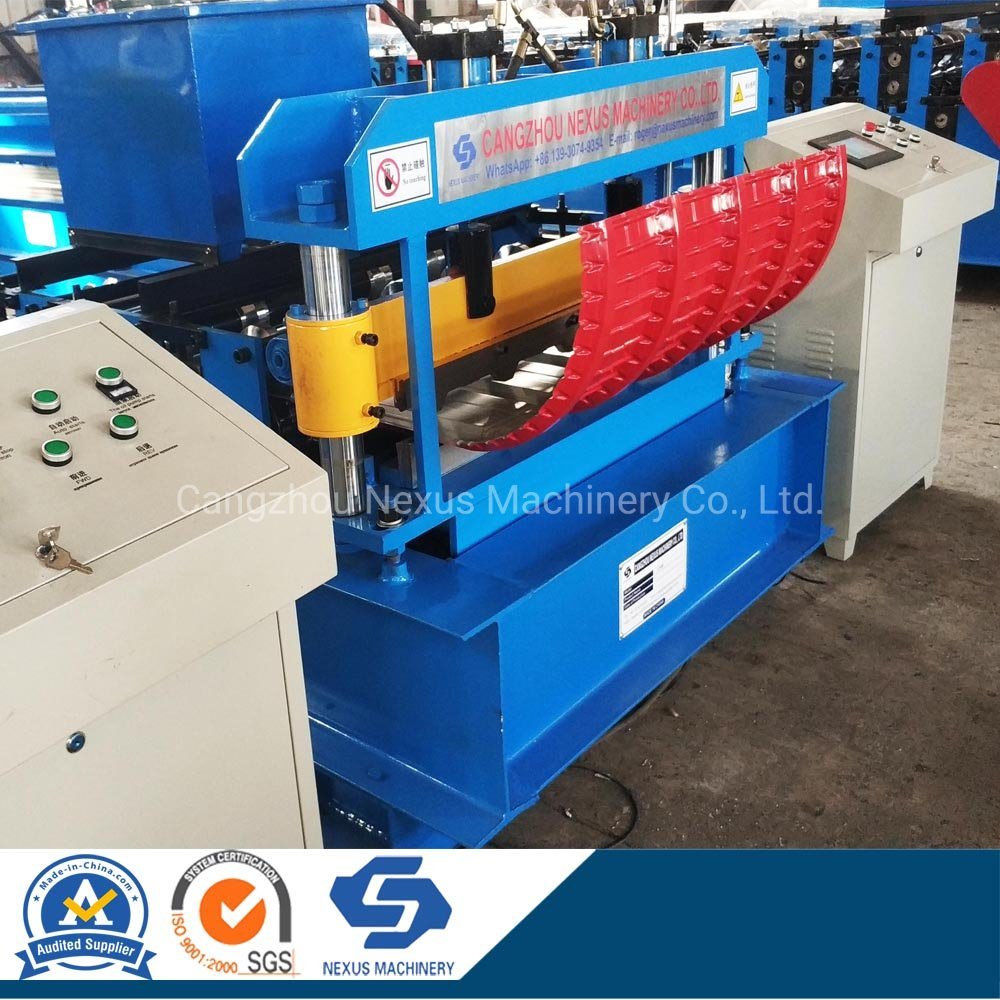 Metal Rib Profile Roof Sheet Crimping and Curving Machine