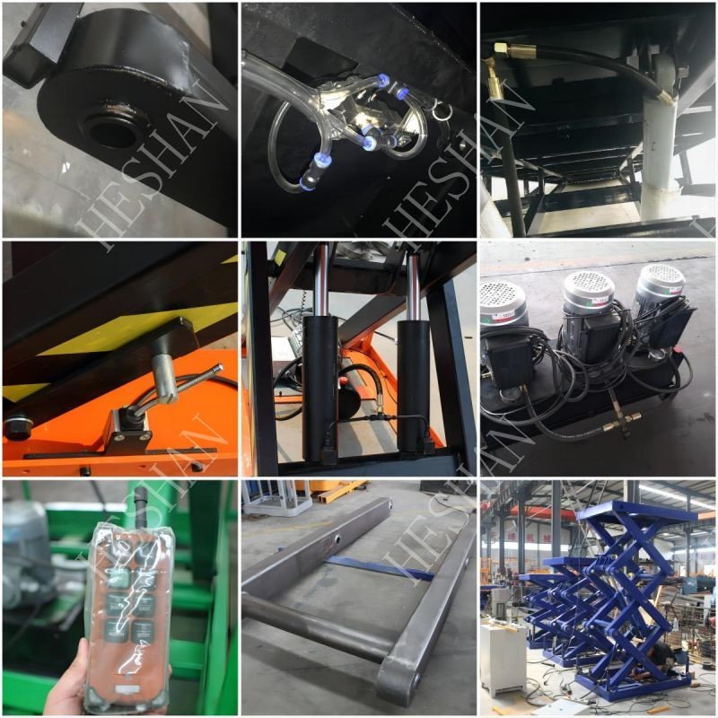 Truck Stationary Hydraulic Scissor Lift 3000kg Load Capacity Customized