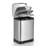 24 Liter Rectangular Stainless Steel Trash Can Used Ln Office, Living Room, Shop
