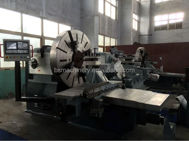 Standard Large Floor Type Lathe For Machining 2500mm Shipyard Propeller
