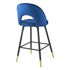 China Modern Metal Nordic Velvet Dining Chairs Restaurant Furniture wholesale
