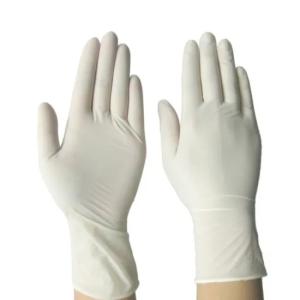 China Hospital Medical Disposable Products , Nitrile Latex Rubber Sterile Surgical Gloves wholesale