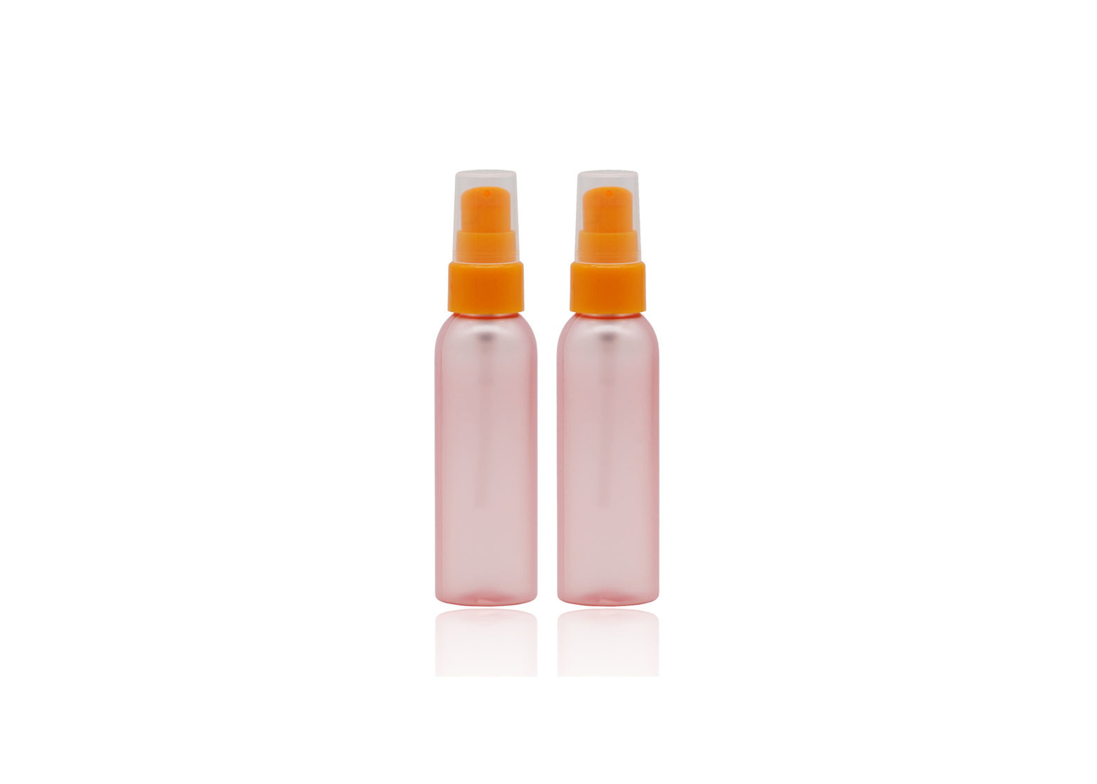 30ml Frosted Hot Pink Cosmetic Spray Bottle With Flat Shoulder
