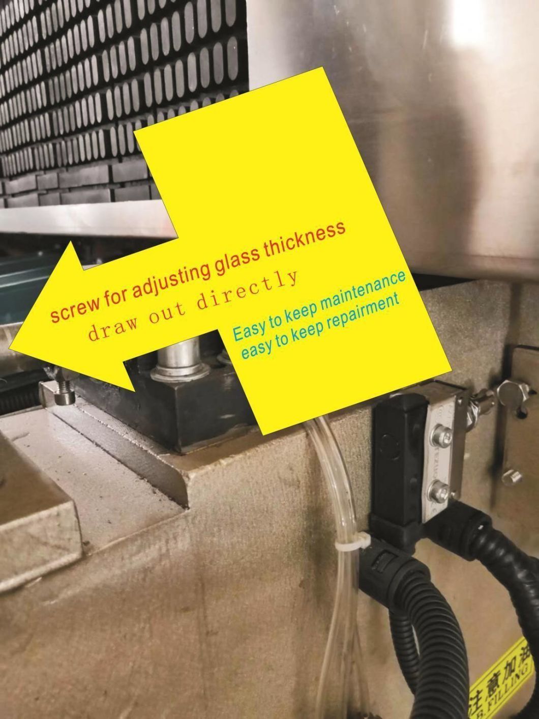 CNC 10-Axis Automatic Glass Linear Beveling Machine