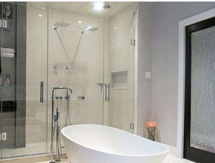 Modern Design Shower Door Pull Handle with 600*500*32MM/800*500*38MM Stainless Steel