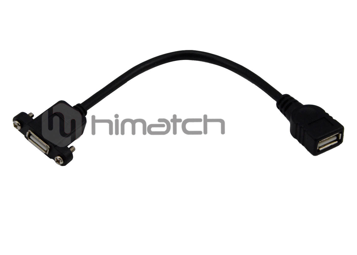 Durable High Speed USB 2.0 Cable / USB A Type Extension Cable With Panel Mount