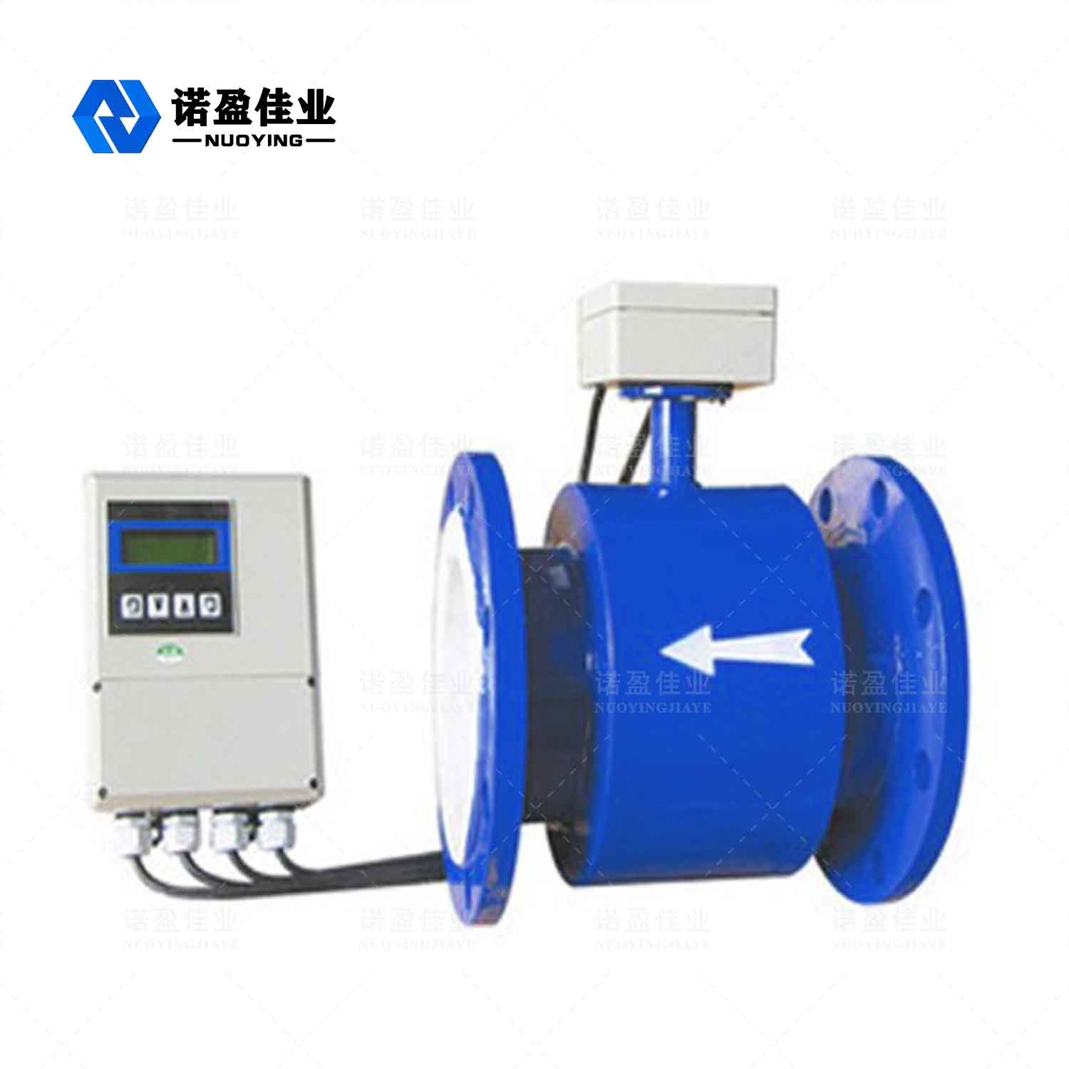 NYLD Direct Factory Price RS485 4-20mA Intelligent Electromagnetic Flow Meter Strong Acids 0.5% Accuracy Magnetic FlowMeter