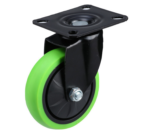 Spring Loaded Gate Caster Spherical Wheel Caster Shock Absorbing Caster Wheel