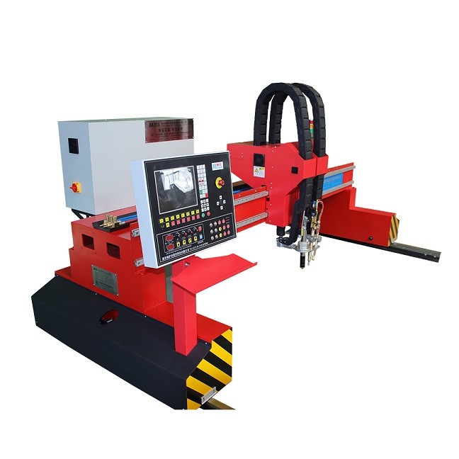 Plate Gantry CNC Plasma Flame Cutting Machine Double Drive Carbon Steel 5000mm