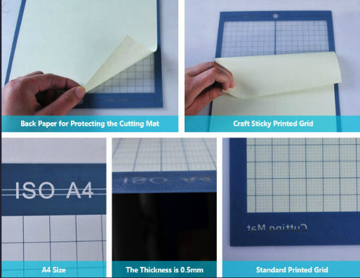 Self Healing Cutting Board 0.05MM Thickness , Pvc Cutting Mat For Vinyl Cutter