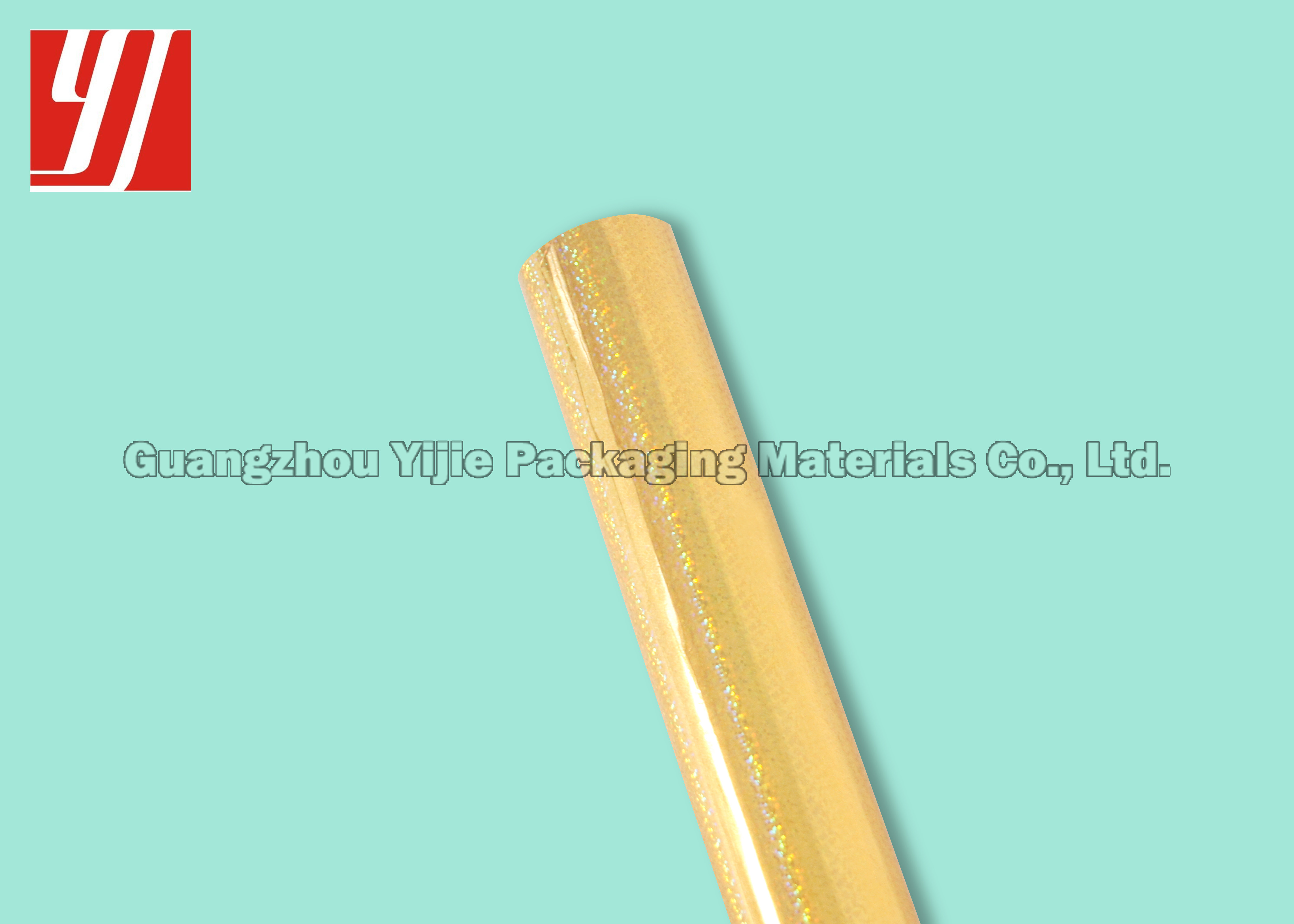 Gold Holographic Hot Stamping Foil For Paper Wine Box Cosmetic Box