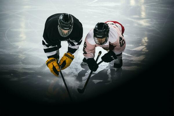  Ice Hockey Gloves Leather 