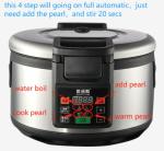 One Touch Operation 165mm Height 30 Minutes Tapioca Pearl Cooker