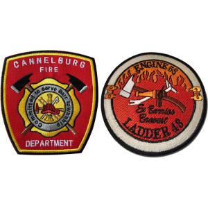 China 4x4 Inch Fire Department Patches wholesale